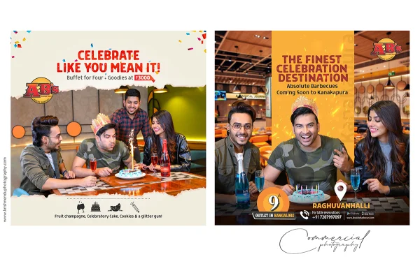 Commercial banner shoot